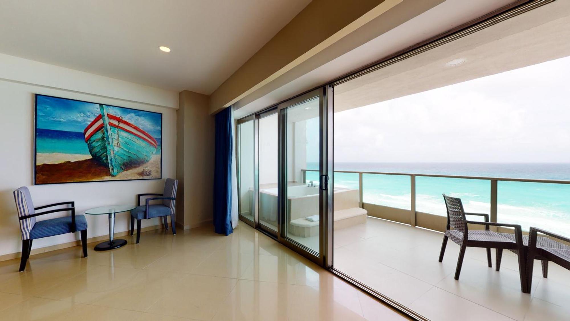 Ocean Front Suite Two Double Beds Adults Only